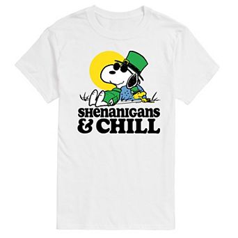 Big & Tall Peanuts Snoopy Shenanigans & Chill Graphic Tee