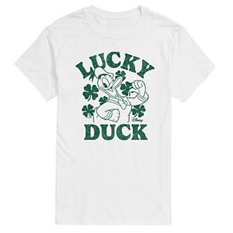 Disney's Donald Duck Big & Tall Lucky Duck Graphic Tee
