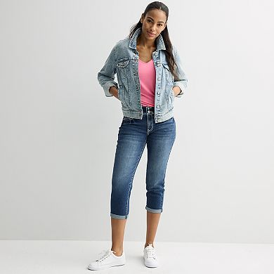 Women's Apt. 9® Tummy Control Capri Jeans