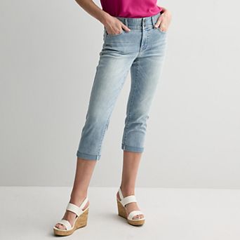 Women's Apt. 9® Tummy Control Capri Jeans