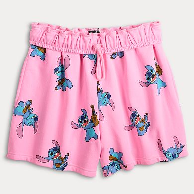Disney's Lilo & Stitch Playing Ukulele Juniors' Foldover Gym Short