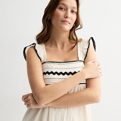 Juniors' Rewind Tiered Maxi Dress