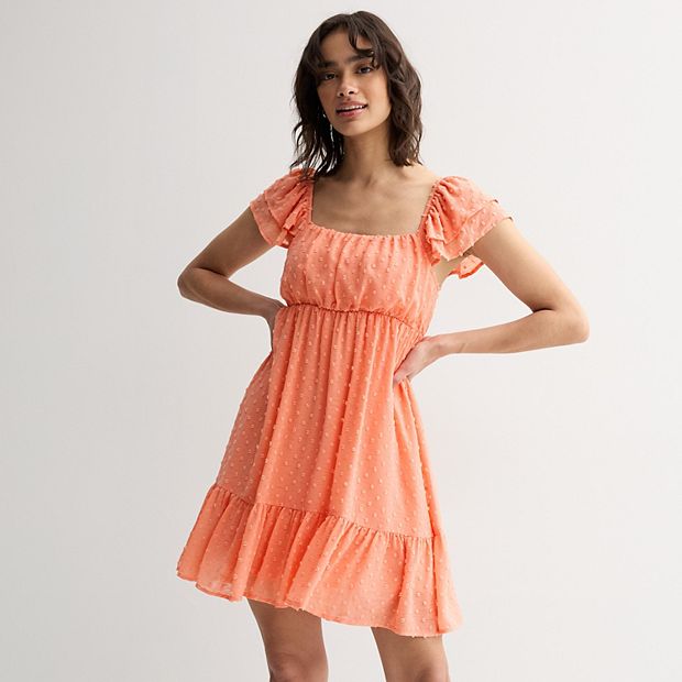 open lace back dress Bcx Juniors' Printed Halter-Style Mini Dress  Sweet Repeats