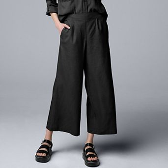 Women's Simply Vera Vera Wang Pull-On Pleated Capri Pants