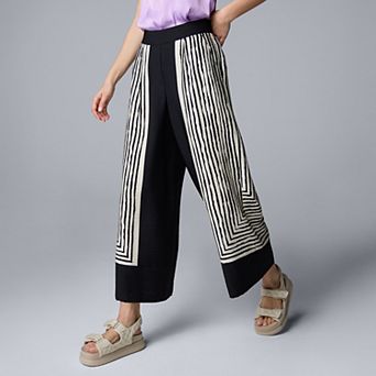 Women's Simply Vera Vera Wang Pull-On Pleated Capri Pants