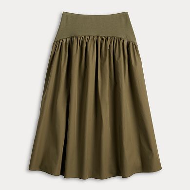 Women's Simply Vera Vera Wang Mixed Media Skirt