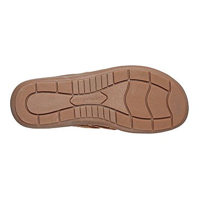 Easy Spirit Women's Westly Strappy Toe Loop Slide Sandals