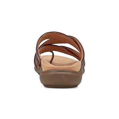 Easy Spirit Women's Westly Strappy Toe Loop Slide Sandals