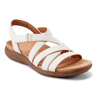 Easy Spirit Women's Whitt Strappy Adjustable Wedge Sandals
