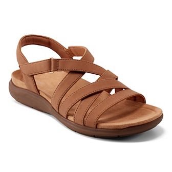 Easy Spirit Women's Whitt Strappy Adjustable Wedge Sandals