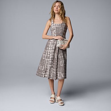 Women's Simply Vera Vera Wang Seamed Midi Dress