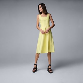 Women's Simply Vera Vera Wang Seamed Midi Dress