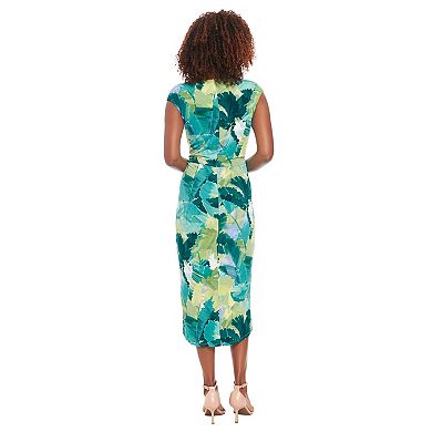 Women's London Times Tulip Hem Midi Dress