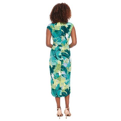 Women's London Times Tulip Hem Midi Dress