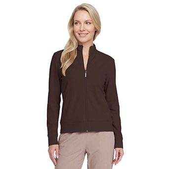 Women's Skechers® GO LUXE Rib Fleece-Lined Full-Zip Jacket