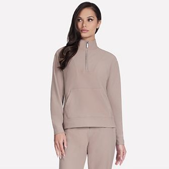 Women's Skechers® GOLUXE Ribbed Full-Zip Jacket
