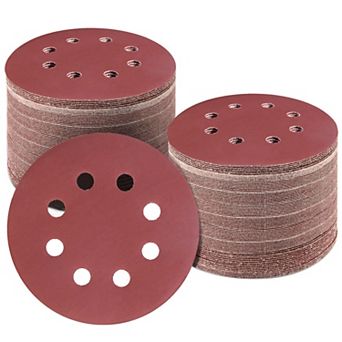 120 pc 5 Inch 8 Hole Sanding Discs 2000 Grit Sandpapers for Random Orbital Sander Pads