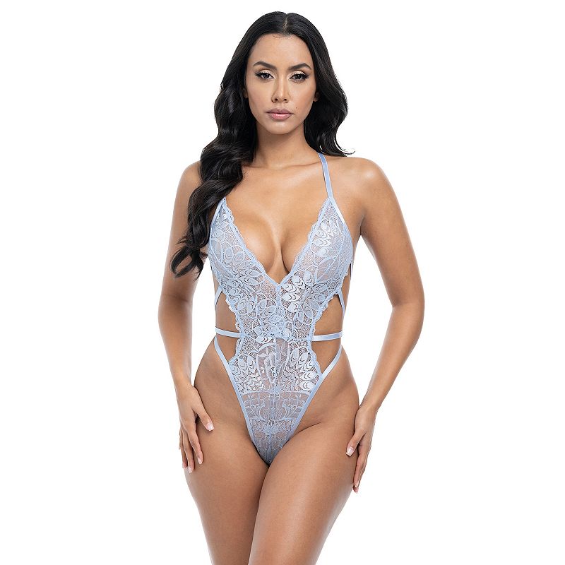 Women's Oh La La Cheri Lina Teddy Lingerie 52-11972, Size: Large-XL, Brunnera Blue