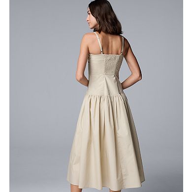 Women's Simply Vera Vera Wang Drop Waist Midi Dress