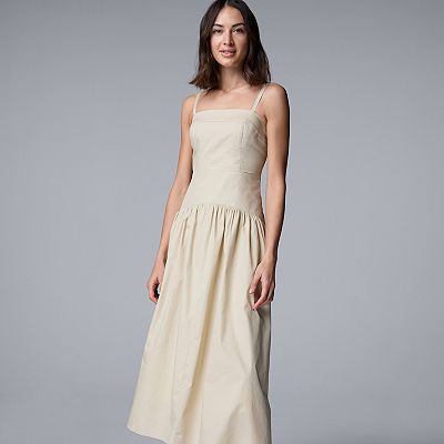 vera wang midi dress Women's Simply Vera Vera Wang Draped Midi Dress