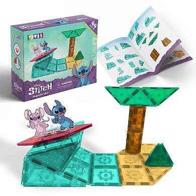 Disney Stitch Stitch Magnetic Tiles - 44-Piece Set by Tytan Toys