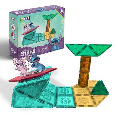Disney Stitch Stitch Magnetic Tiles - 44-Piece Set by Tytan Toys