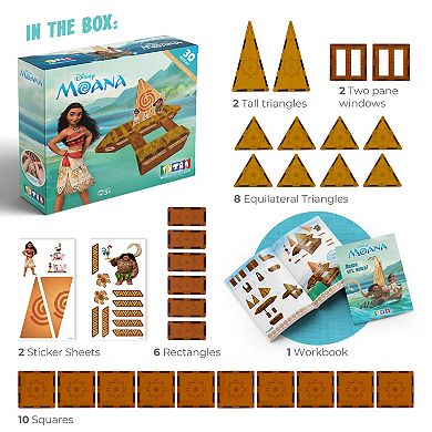 Disney Moana Magnetic Tiles - 30-Piece Set by Tytan Toys