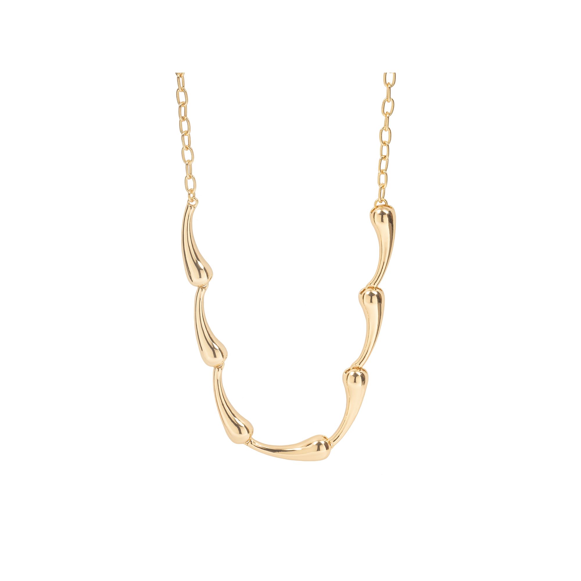 Emberly Gold Tone Short Droplet Statement Necklace, Womens, None