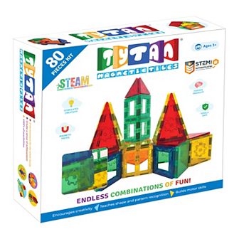 Tytan Toys Magnetic Tiles - 80 pc Building Set