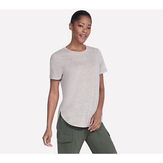 Women's Skechers® GoDri Swift Stripe Tunic Tee
