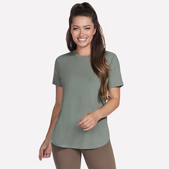 Women's Skechers® GO WALK Luxe Rib Tunic Tee