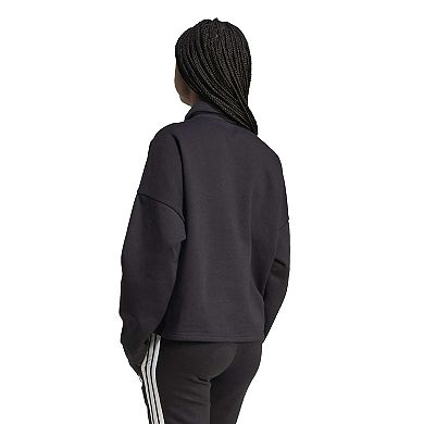 adidas Essentials Linear Fleece Polo Sweatshirt