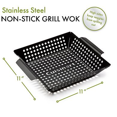 Cuisinart® Non Stick Grill Wok Grilling Basket