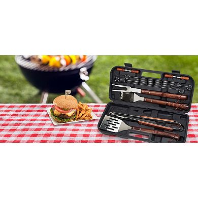 Cuisinart® 13-pc. Wooden Handle Grilling Tool Set