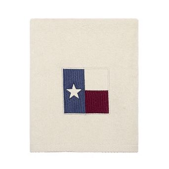 Avanti Texas Flag Embroidered Towel