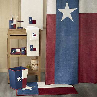 Avanti Texas Flag Embroidered Towel