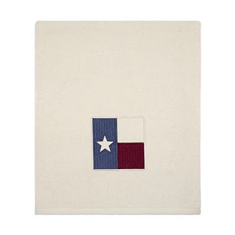 Avanti Texas Flag Embroidered Towel