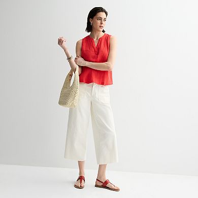 Petite Sonoma Goods For Life® Easy Soft Gauze Top