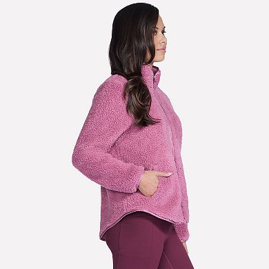 Women's Skechers® Sherpa Zip-Front Jacket