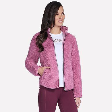 Women's Skechers® Sherpa Zip-Front Jacket