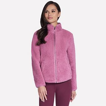 Women's Skechers® Sherpa Zip-Front Jacket