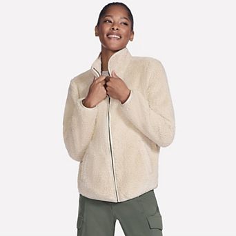 Women's Skechers® Sherpa Zip-Front Jacket