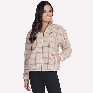Women's Skechers® On-The-Go Glacial Full Zip Sherpa Jacket