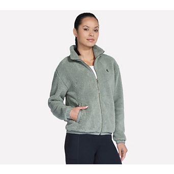 Women's Skechers® On-The-Go Glacial Full Zip Sherpa Jacket