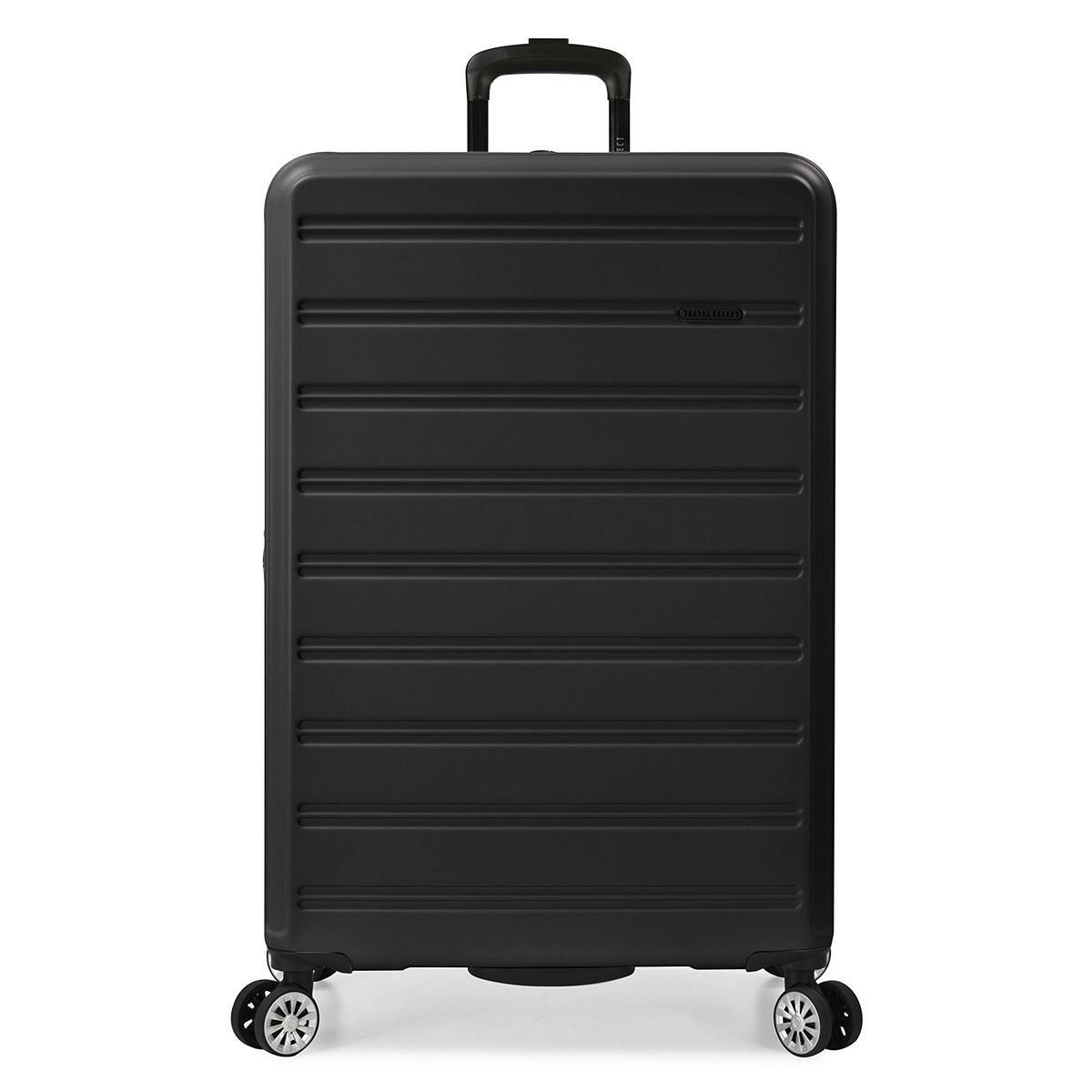 Travel Select Snowcreek Hardside Expandable Luggage with USB Port - Black, 22 CARRYON