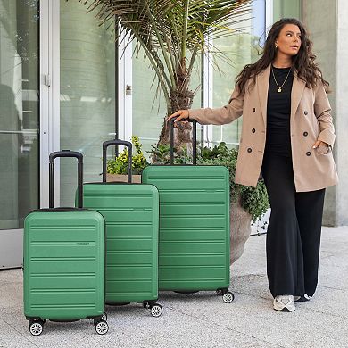 Travel Select 2-Piece Snowcreek Hardside Expandable Luggage Set with USB Port