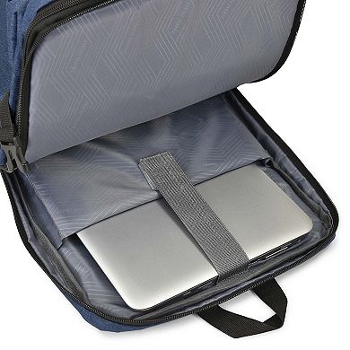 Travel Select Grayville 16.5-Inch Multi-Functional Expandable Laptop Backpack with USB Port