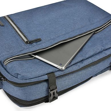 Travel Select Grayville 16.5-Inch Multi-Functional Expandable Laptop Backpack with USB Port