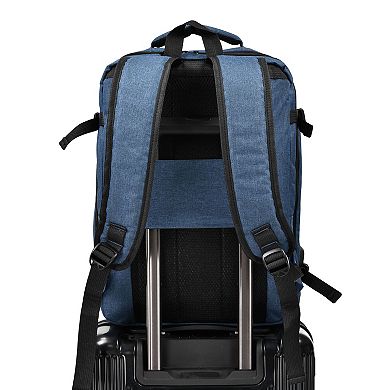 Travel Select Grayville 16.5-Inch Multi-Functional Expandable Laptop Backpack with USB Port