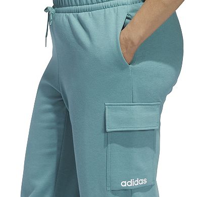 Plus Size adidas Essentials Linear Fleece Cargo Pants